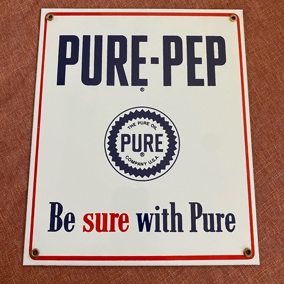 American made Other - Porcelain sign pure pep NWT